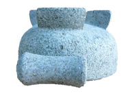 Abu-abu 8 &quot;Tangan Solid Stone Spice Grinder 3 Kaki Moisture Proof Eco Friendly
